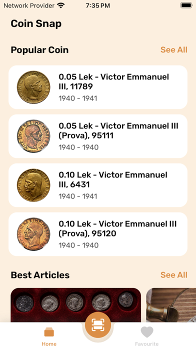 Coin Identifier - CoinSnap Screenshots