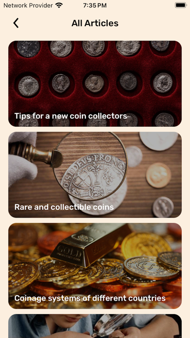 Coin Identifier - CoinSnap Screenshots