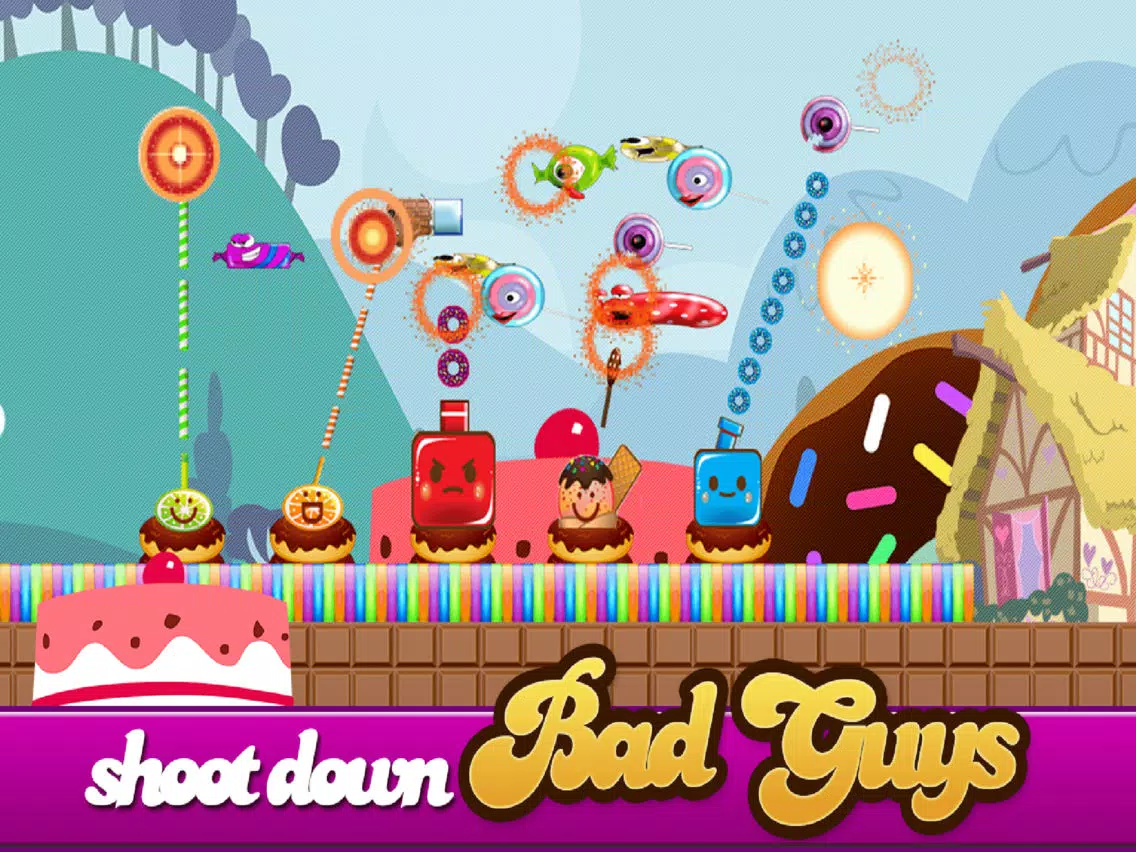 Candy Land Defense - Fun Castle of Fortune Shooting Game FREE iPad Screenshots