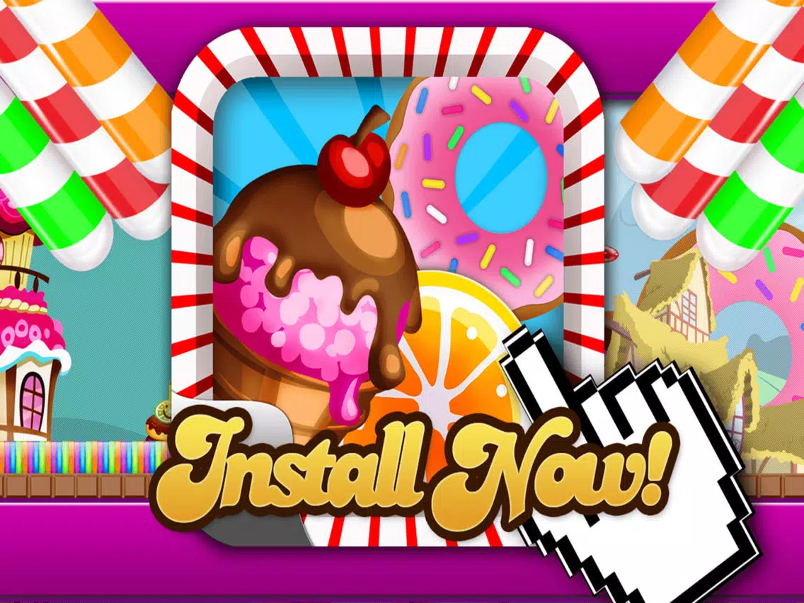 Candy Land Defense - Fun Castle of Fortune Shooting Game FREE iPad Screenshots
