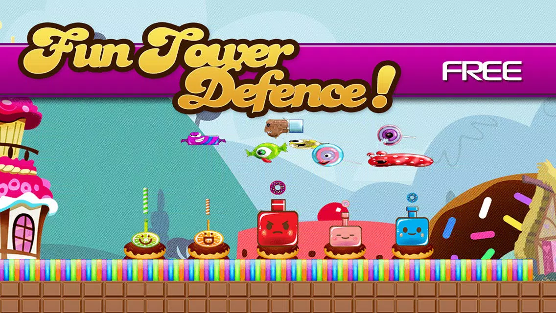 Candy Land Defense - Fun Castle of Fortune Shooting Game FREE Screenshots