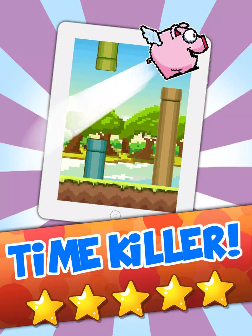 The Fly-ing Pig-gy - Fun Arcade Action Game iPad  スクリーンショット