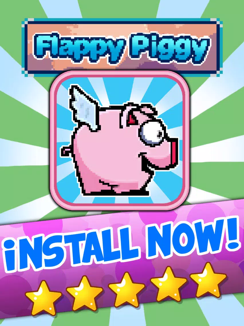 The Fly-ing Pig-gy - Fun Arcade Action Game iPad  スクリーンショット