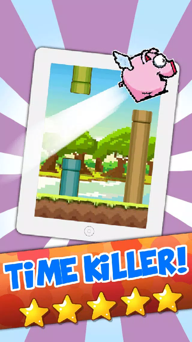 The Fly-ing Pig-gy - Fun Arcade Action Game スクリーンショット