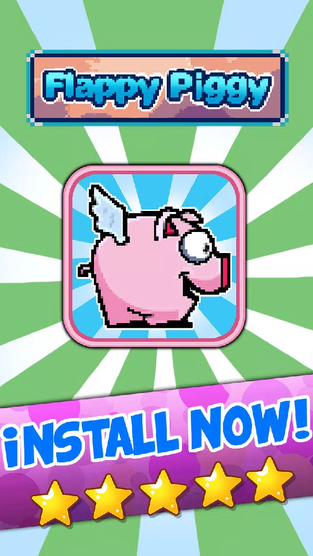 The Fly-ing Pig-gy - Fun Arcade Action Game スクリーンショット