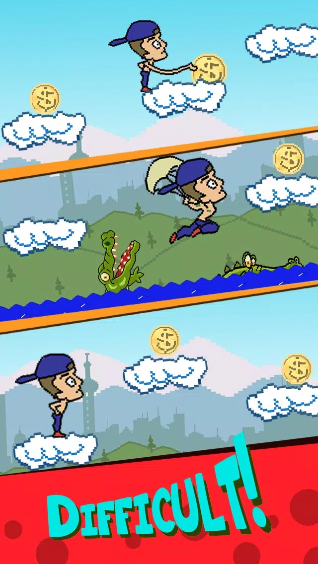 Capturas de tela do Crappy Hoppy Flying Star - Bieber Edition 2014