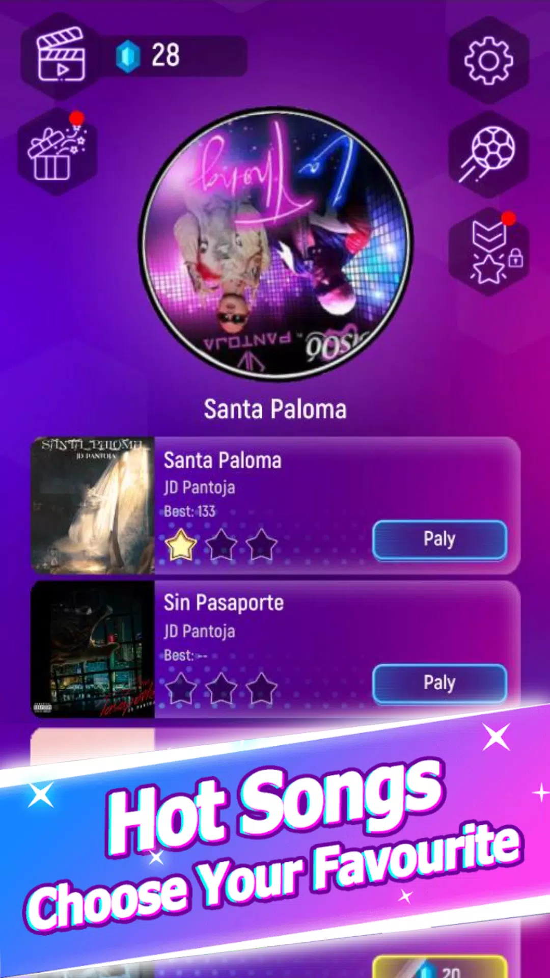 JD Pantoja - Hop Tiles Music Screenshots
