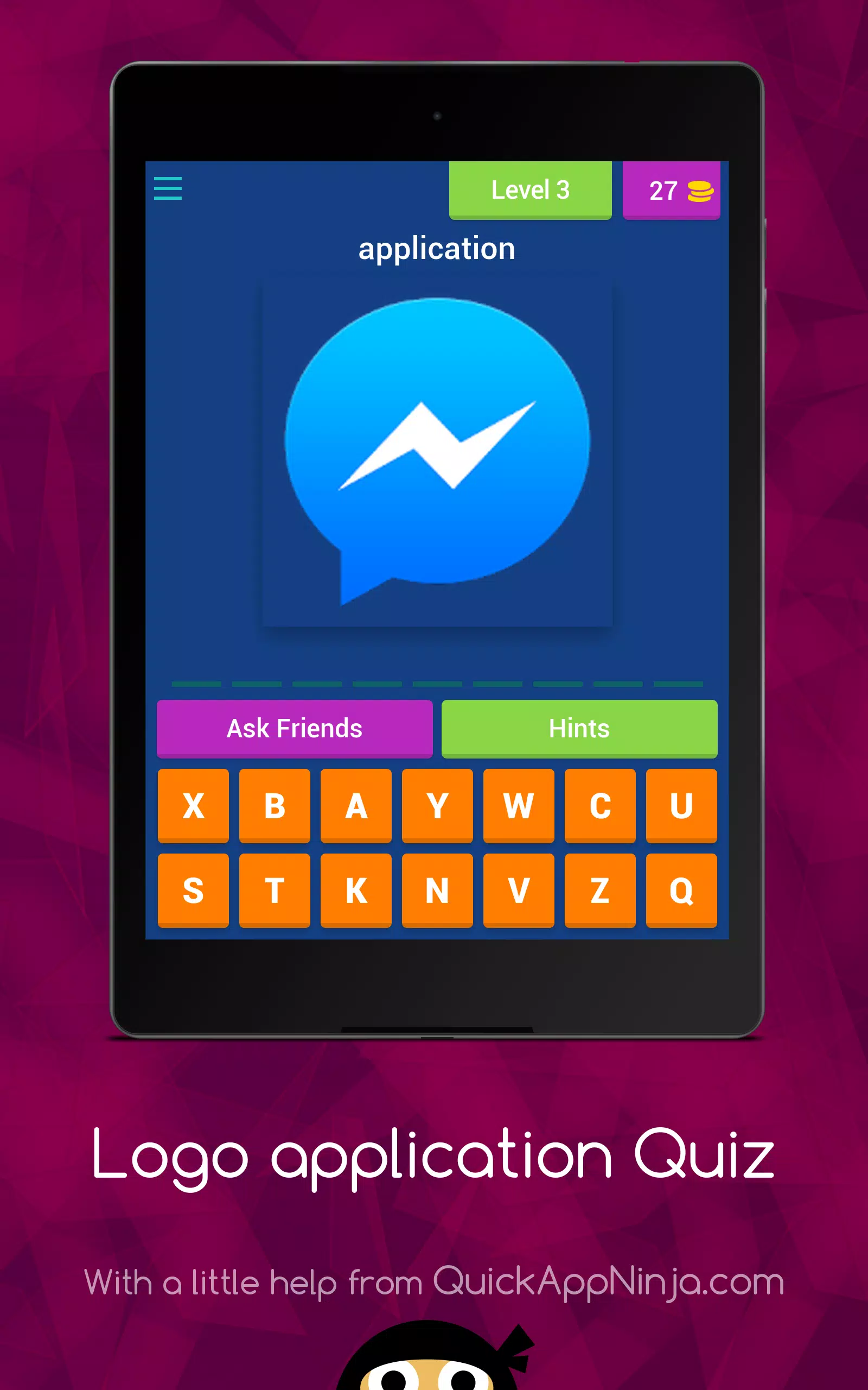 Logo application Quiz Screenshots
