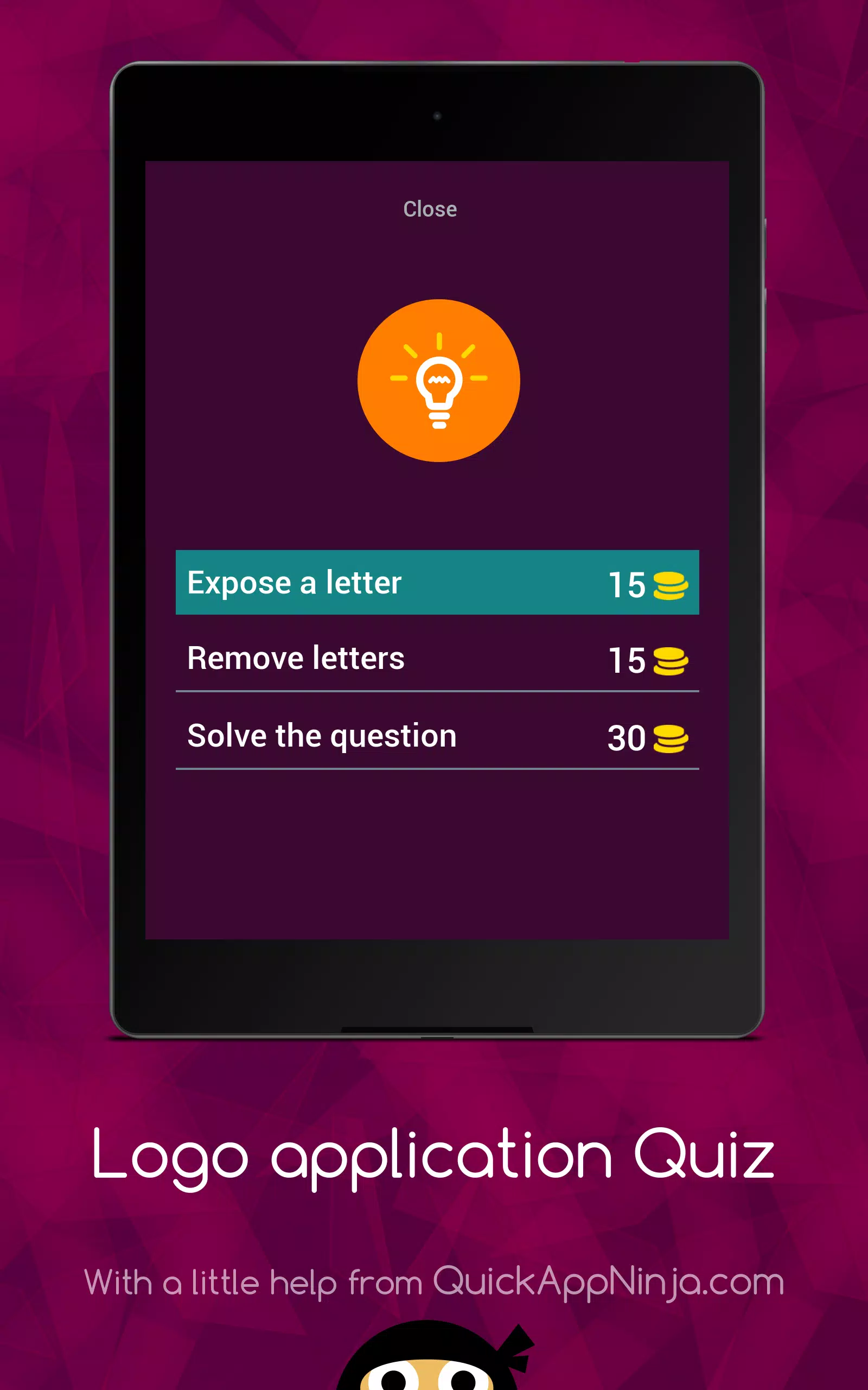 Logo application Quiz Screenshots
