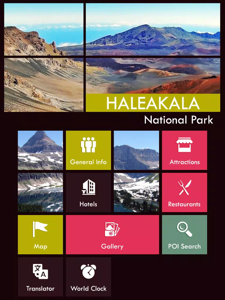 Haleakala National Park Tourism iPad Screenshots