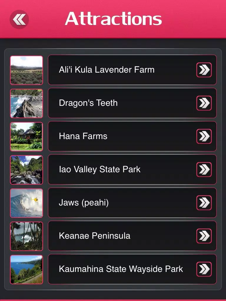Haleakala National Park Tourism iPad Screenshots
