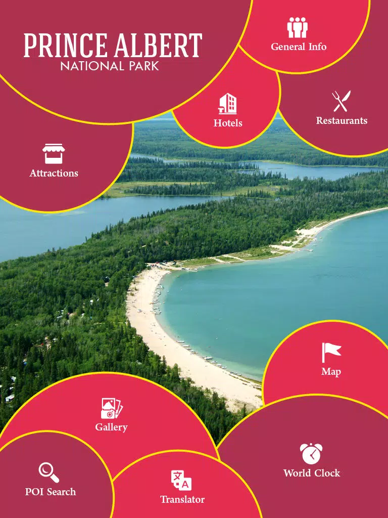 Prince Albert National Park Guide iPad Screenshots