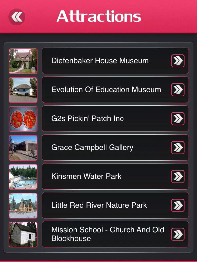 Prince Albert National Park Guide iPad Screenshots