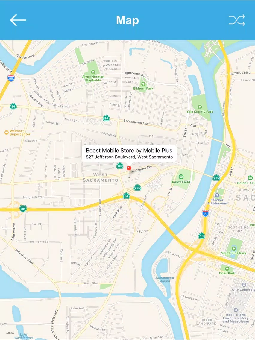 Sacramento Wifi Hotspots iPad Screenshots