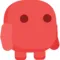 Running red man