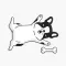 Bulldog Roar Stickers