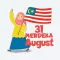 Hari Merdeka Stickers