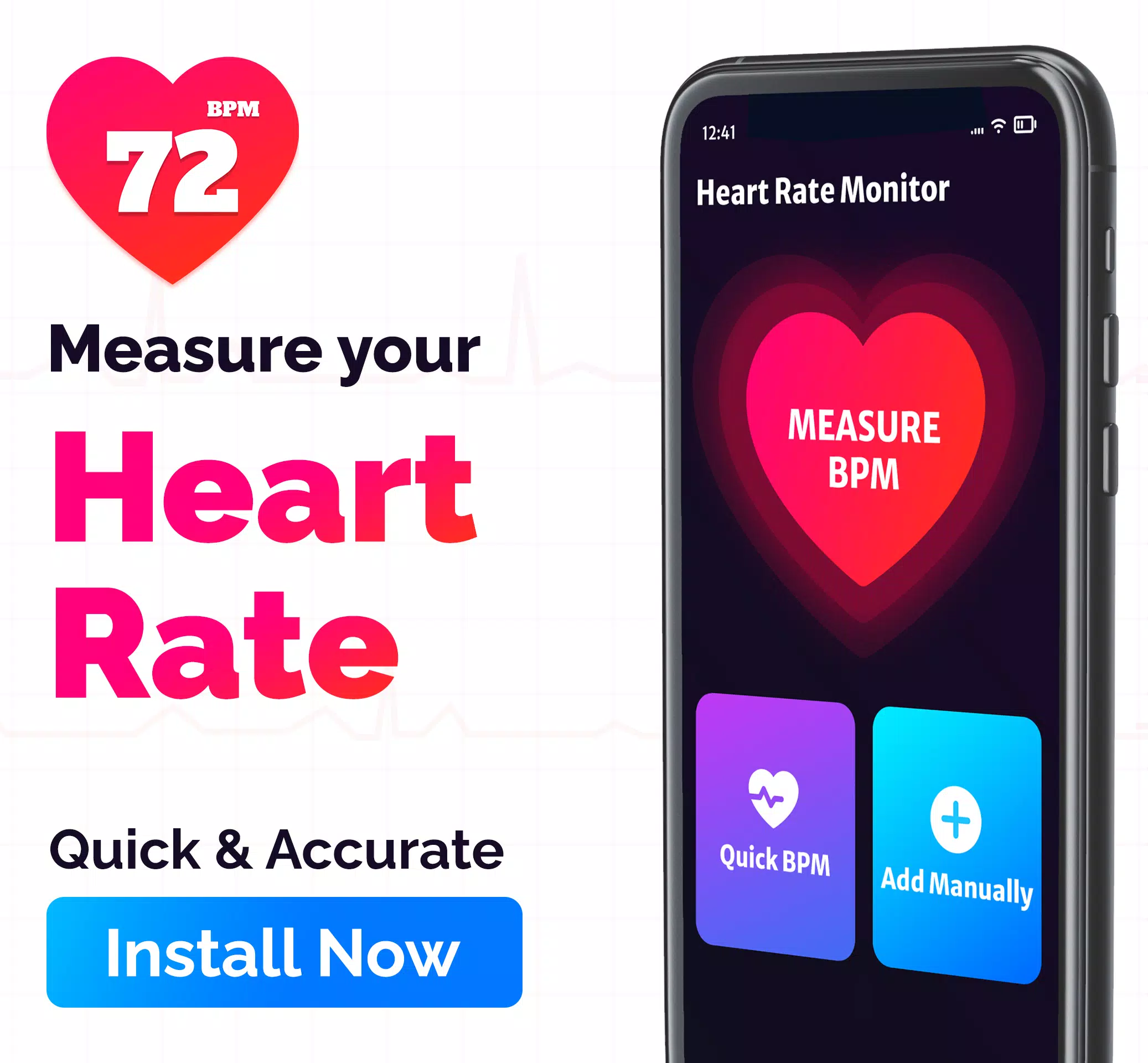 Heart Rate Monitor: PulseCheck Screenshots