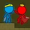 Red & Blue Stick