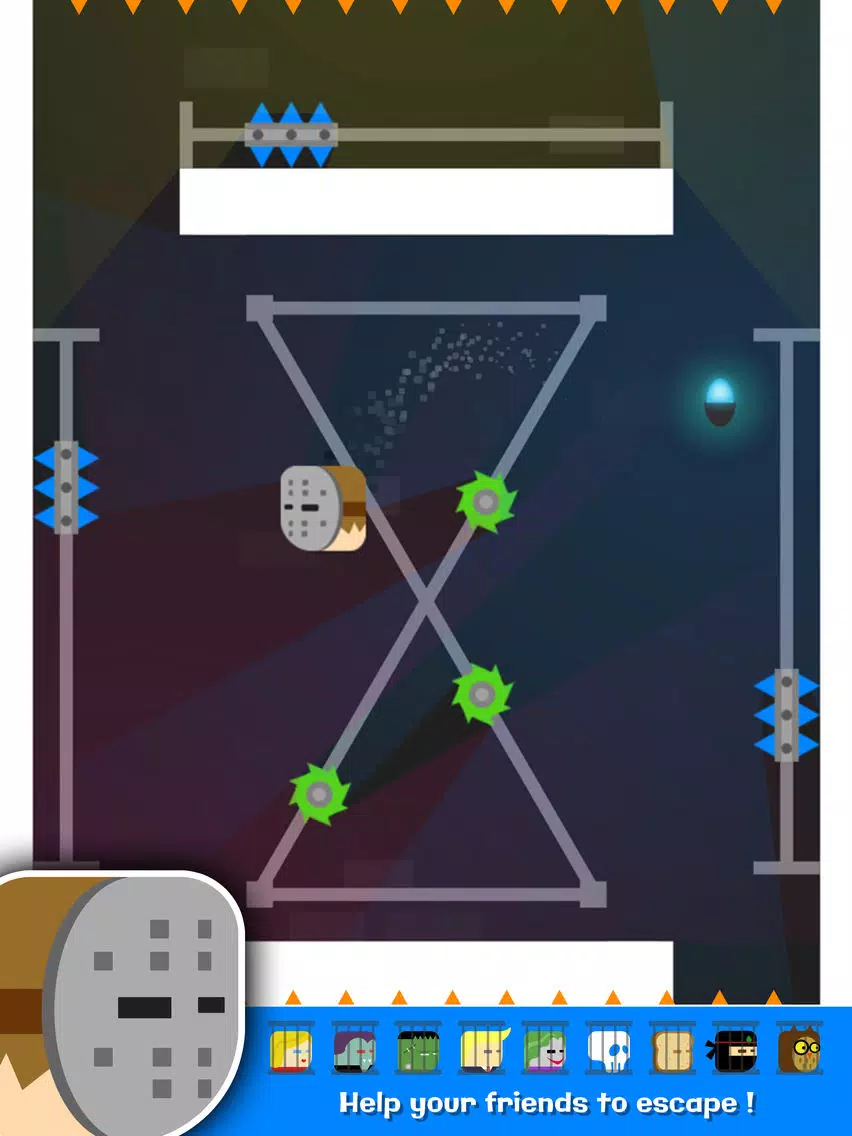 Square Face : Jump Down iPad  Screenshots
