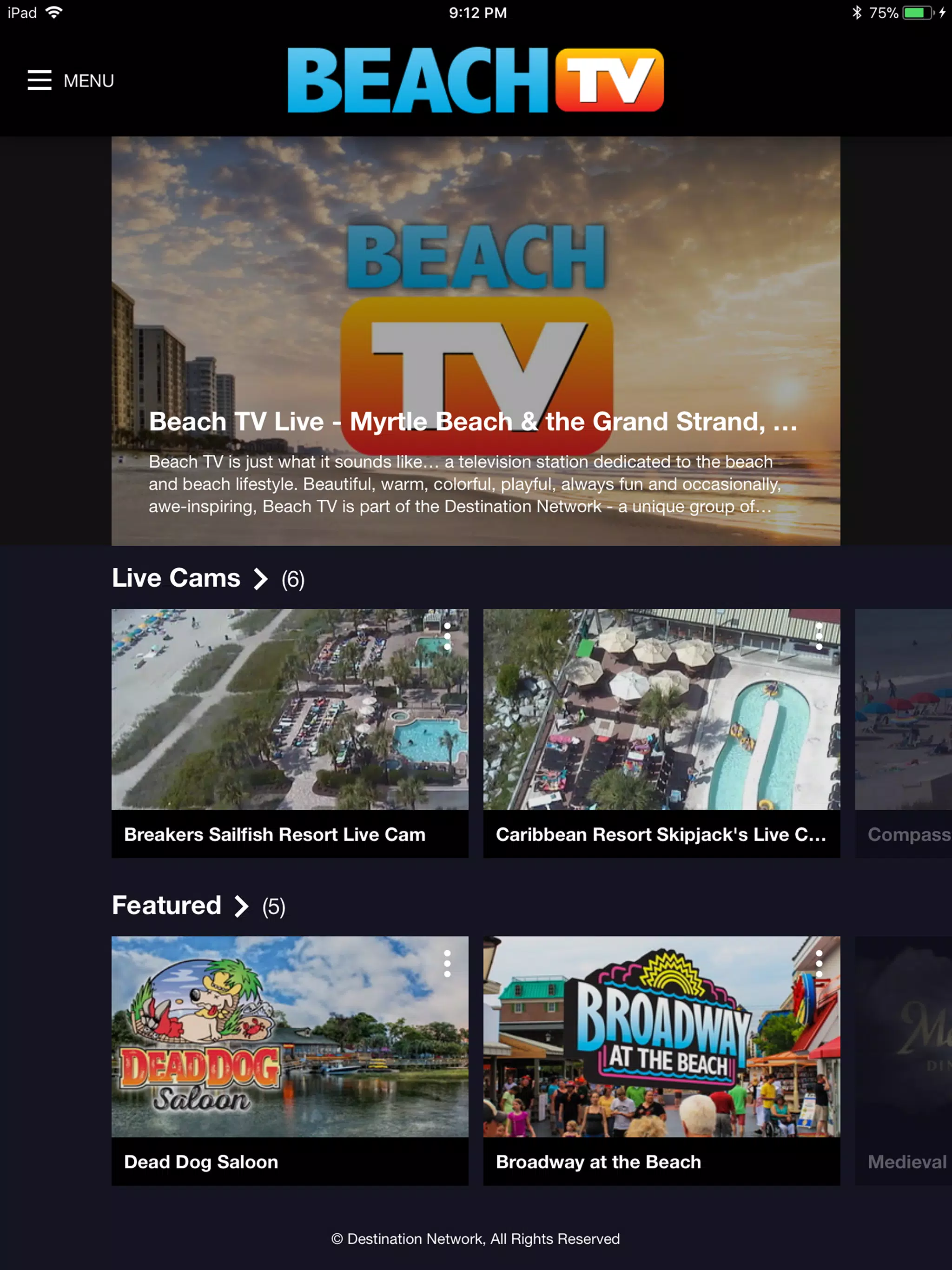 Beach TV - Myrtle Beach Screenshots