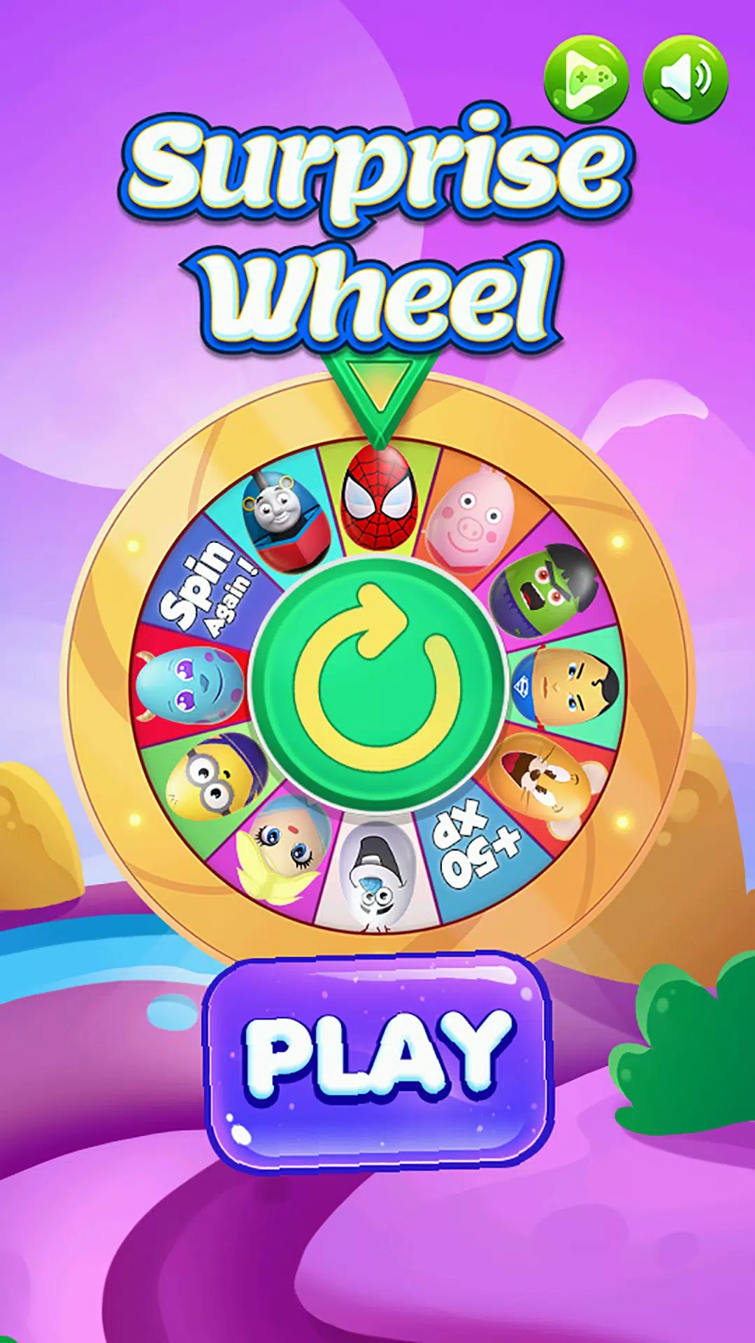 Surprise Eggs Spinning Wheel Screenshots