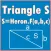 Calculate area on three sides