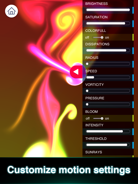 Fluid Simulation Sensory Magic iPad Screenshots