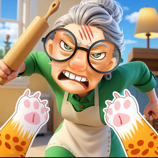 Bad Cat Vs Granny: Prank Game