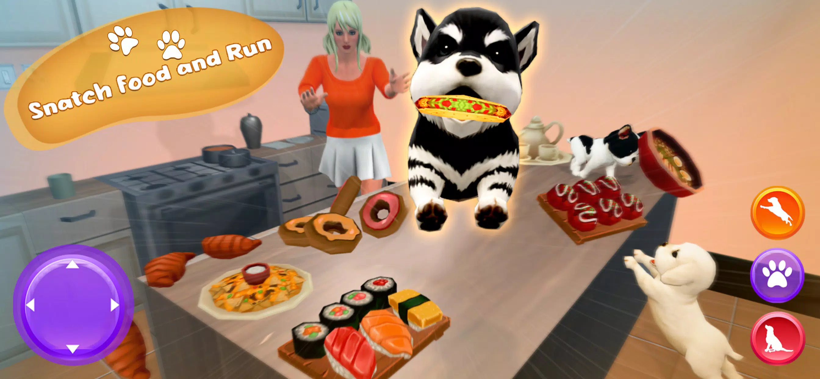 Bad Cat Vs Granny: Prank Game Screenshots