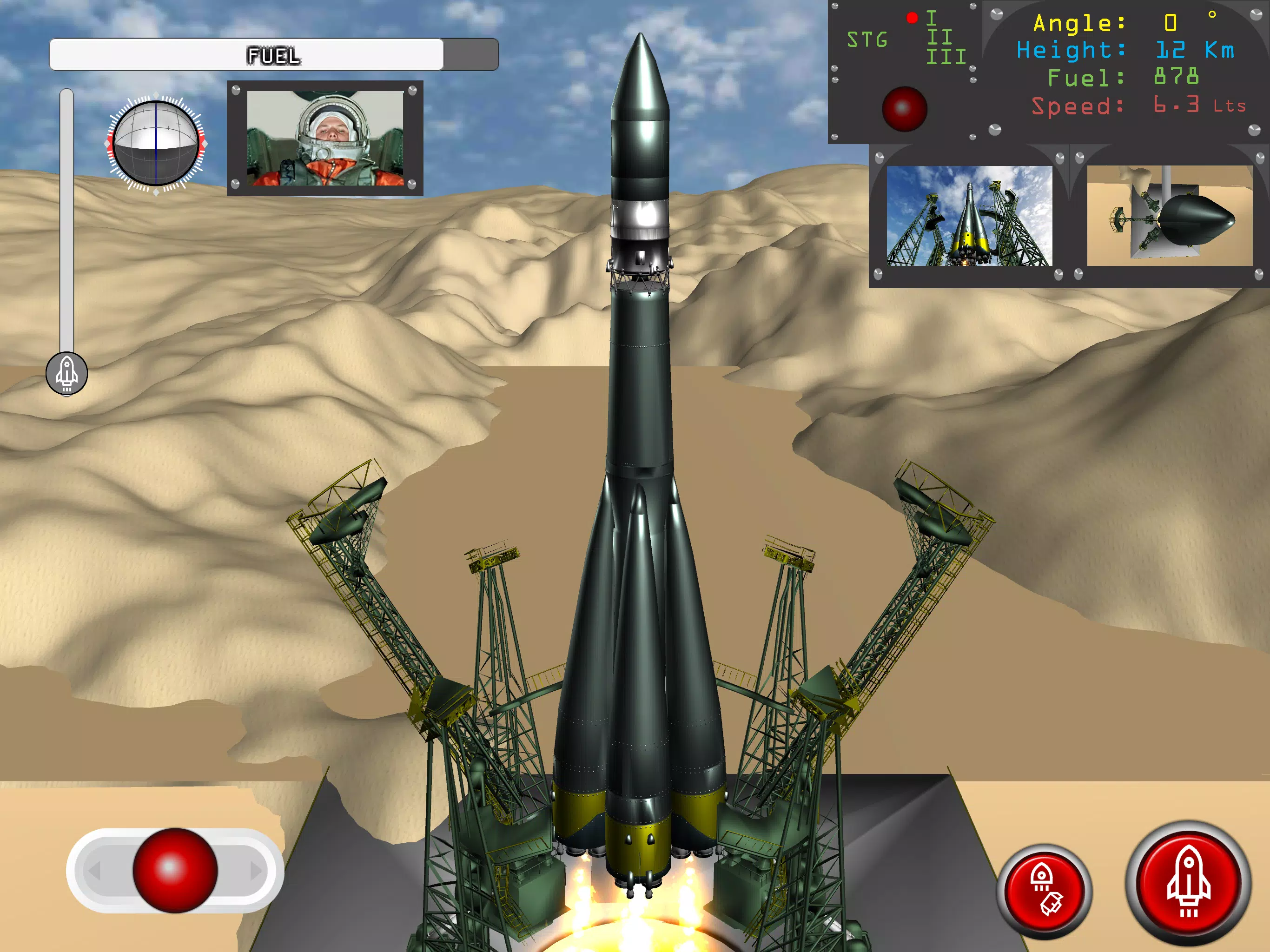 First Human in Space Flight Screenshots