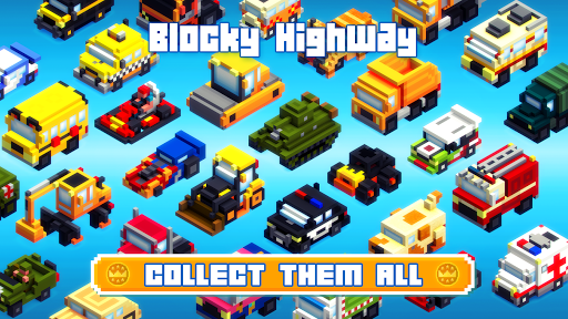 Blocky Highway: Traffic Racing Screenshots