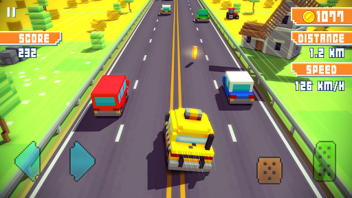 Blocky Highway: Traffic Racing Screenshots