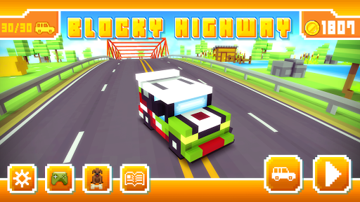 Blocky Highway: Traffic Racing Screenshots