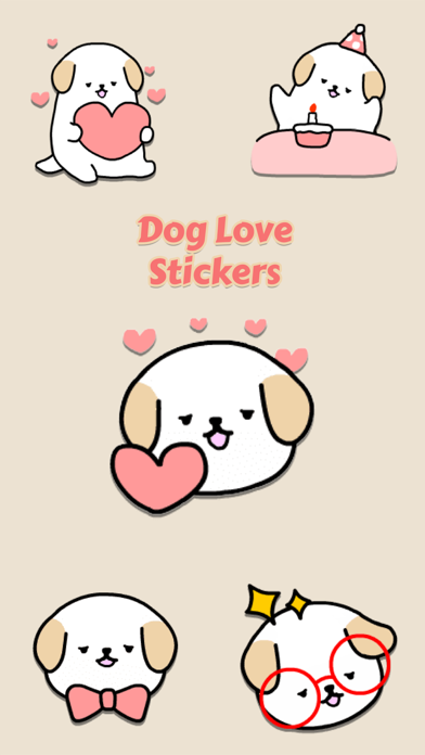 Dog Love Stickers - WASticker Screenshots