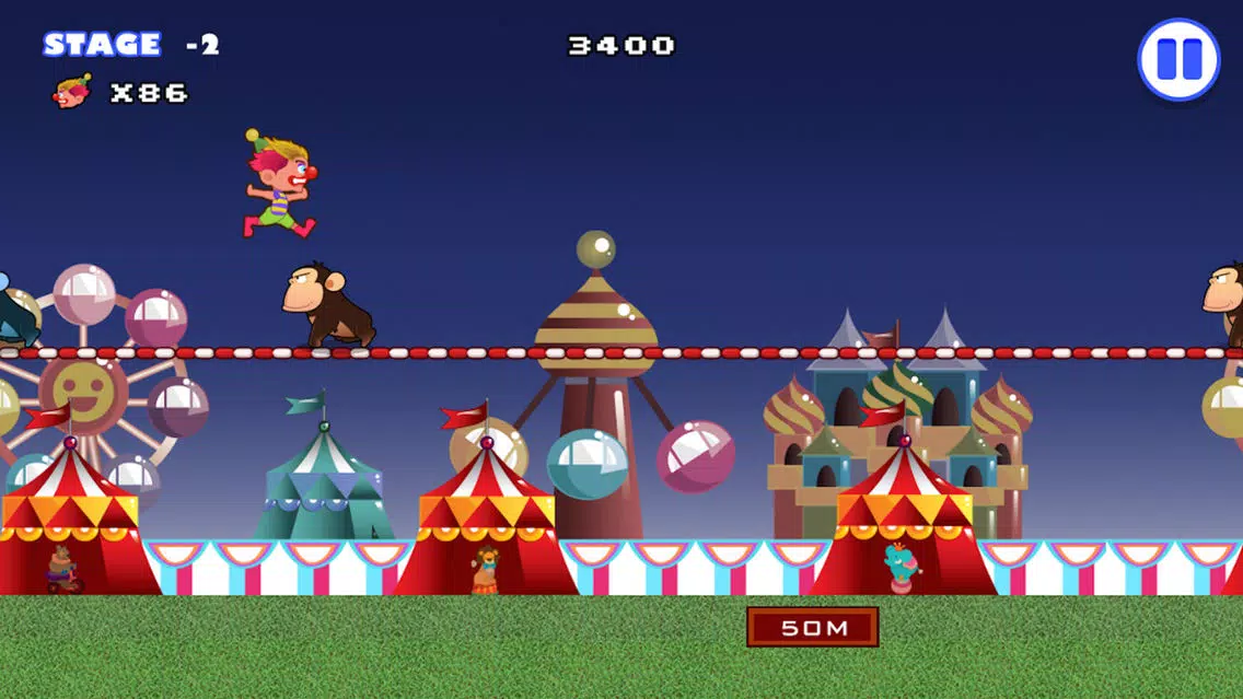 Capturas de tela do Amazing Circus King