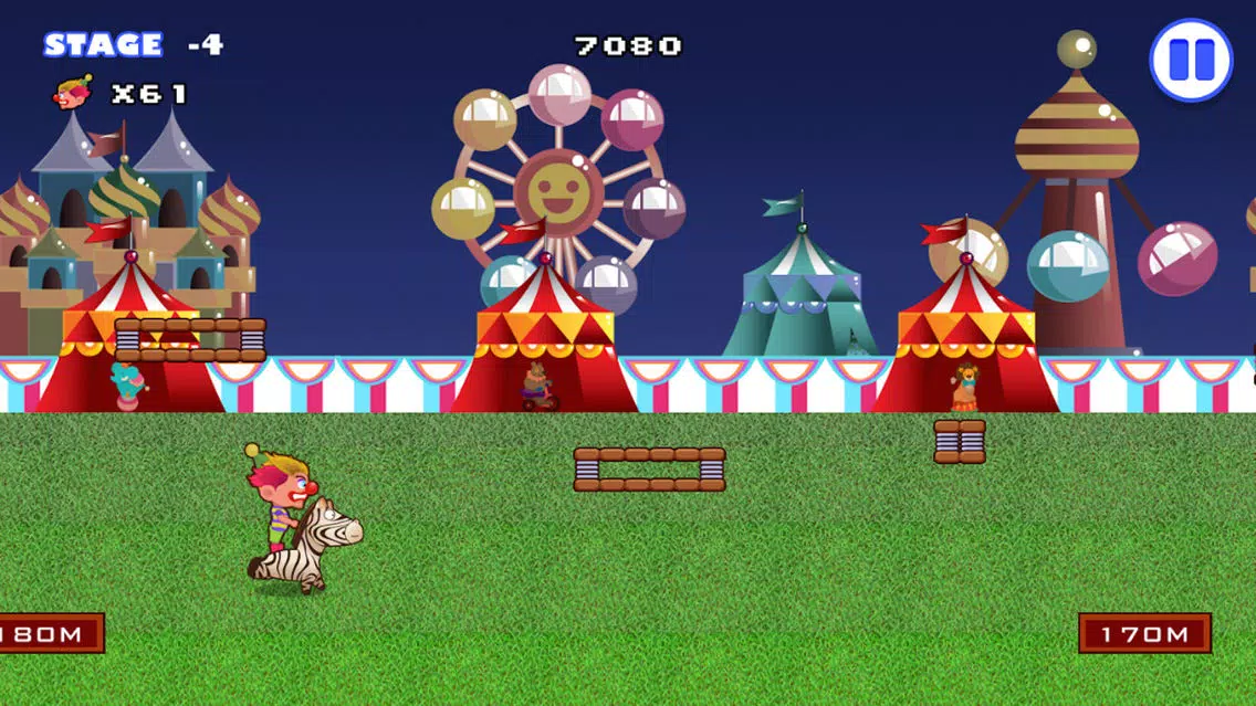 Capturas de tela do Amazing Circus King