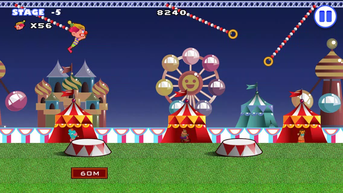 Capturas de tela do Amazing Circus King