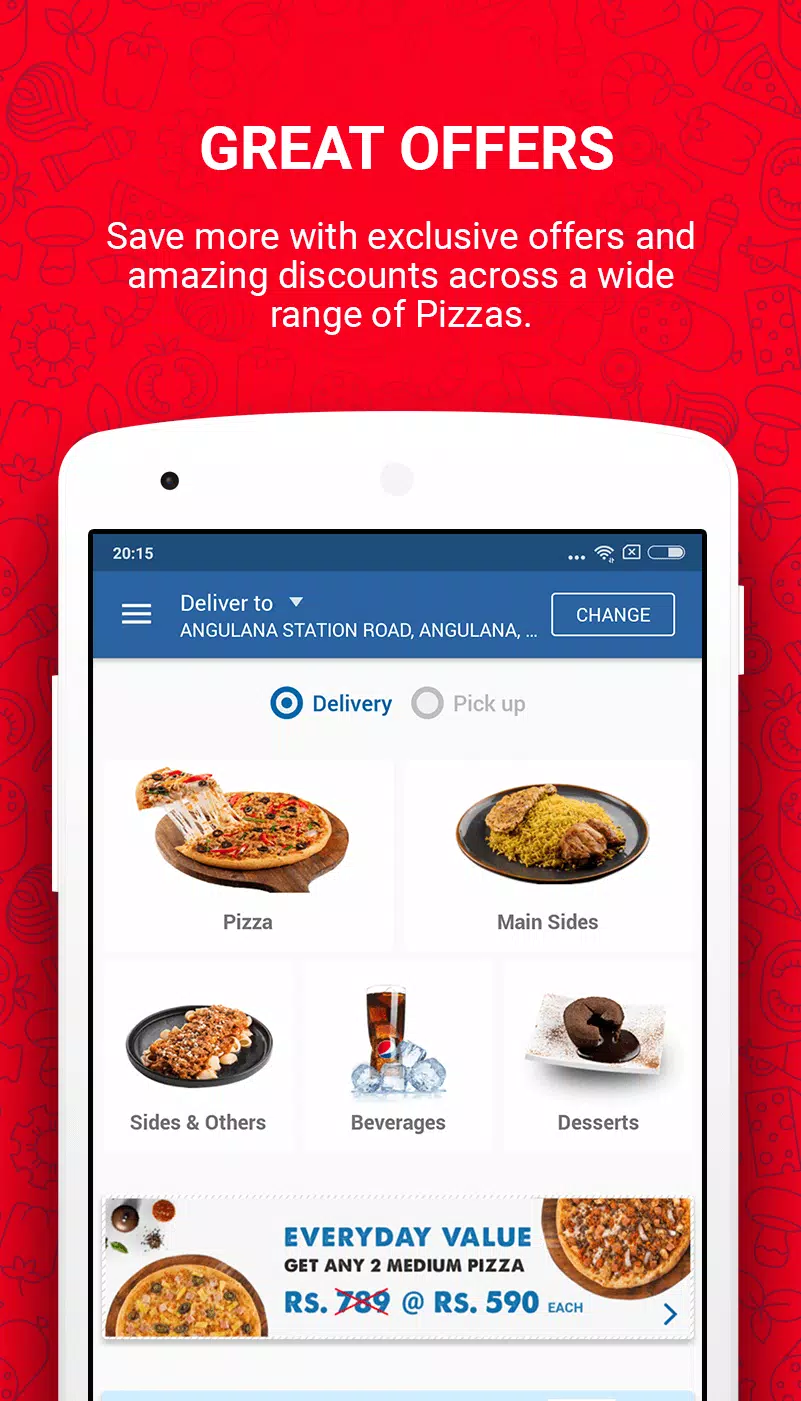 Capturas de pantalla de Domino's Pizza Sri Lanka