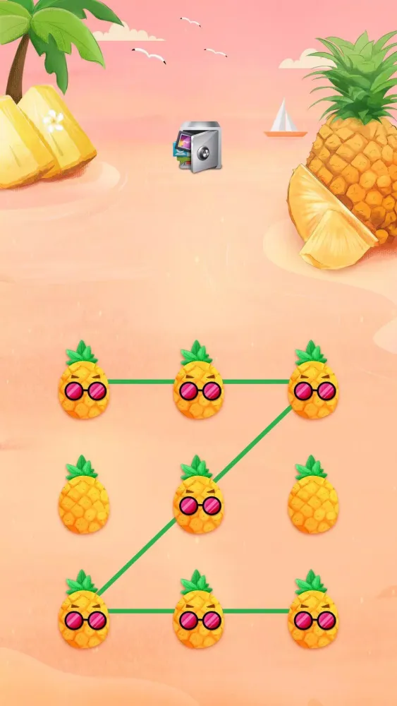 AppLock Theme Pineapples Screenshots