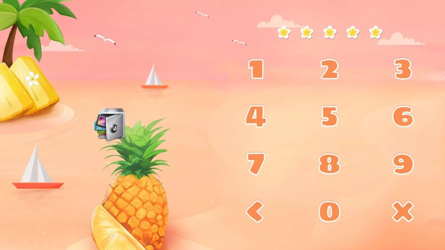 AppLock Theme Pineapples Screenshots