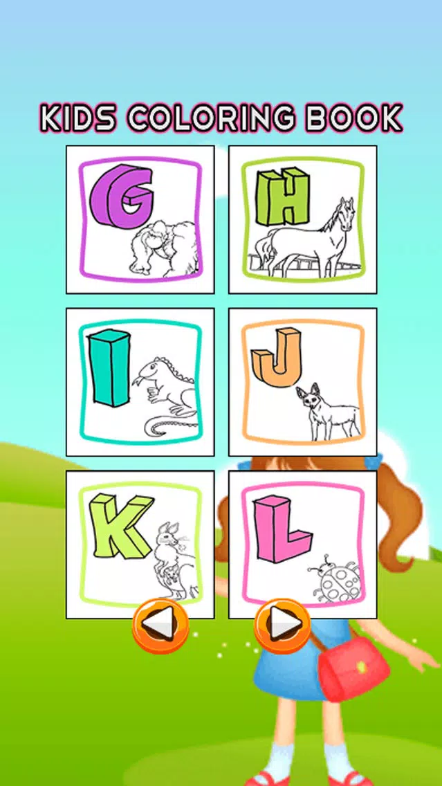 ABC Alphabets Coloring Book - Drawing Pages and Painting Educational Learning skill Games For Kid & Toddler स्क्रीनशॉट
