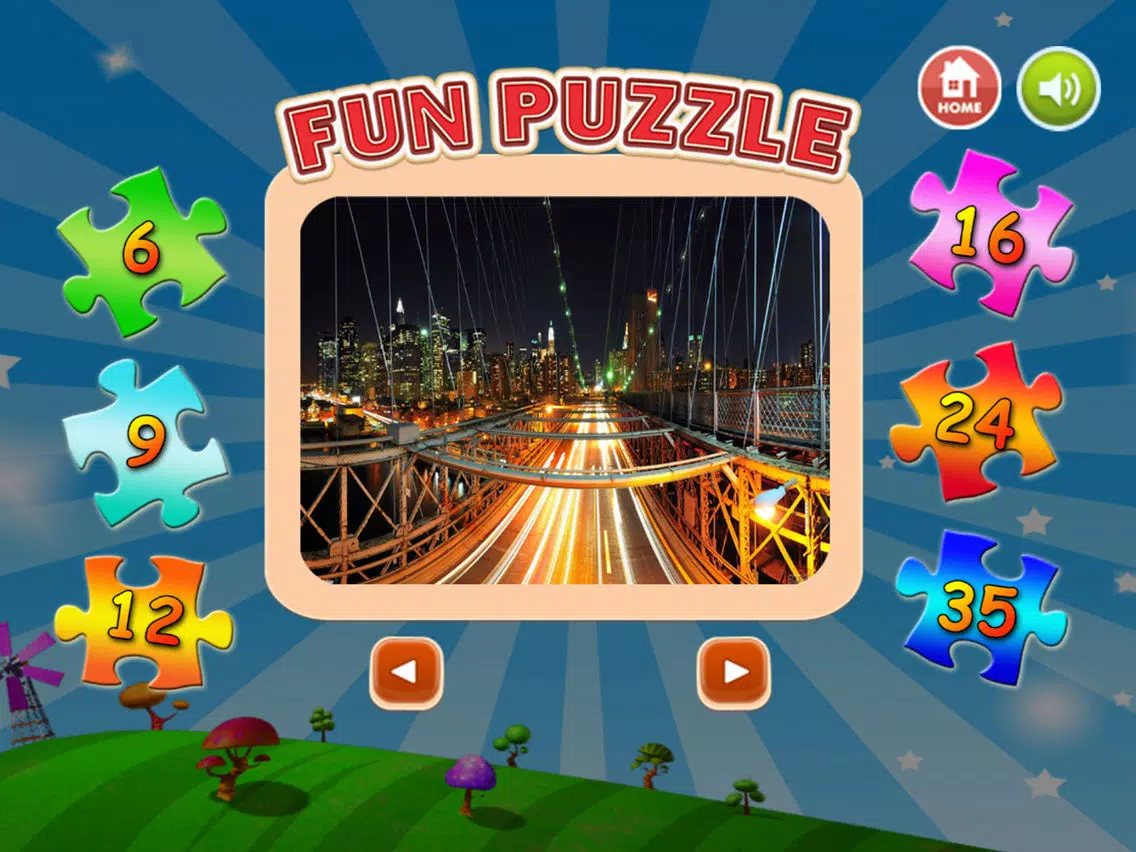 City Landscape Jigsaw - Learning fun puzzle game iPad  স্ক্রিনশট
