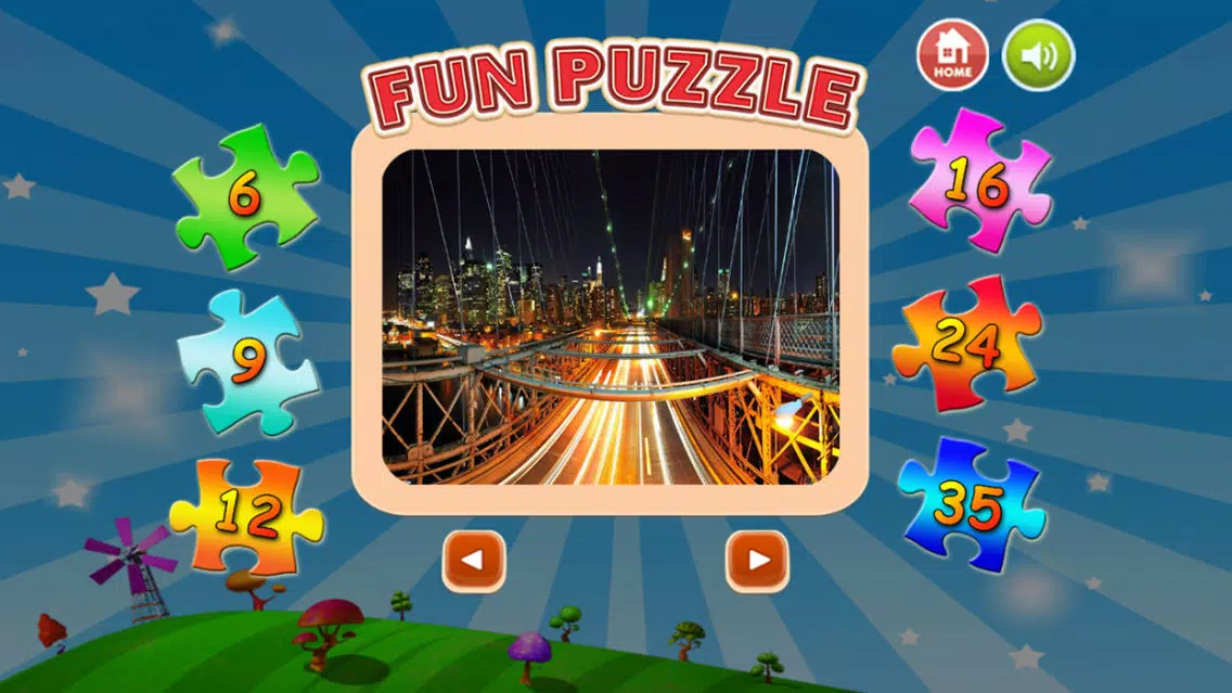 City Landscape Jigsaw - Learning fun puzzle game স্ক্রিনশট
