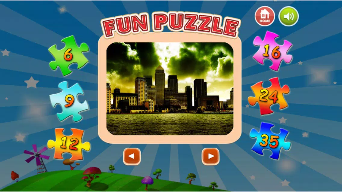 City Landscape Jigsaw - Learning fun puzzle game স্ক্রিনশট