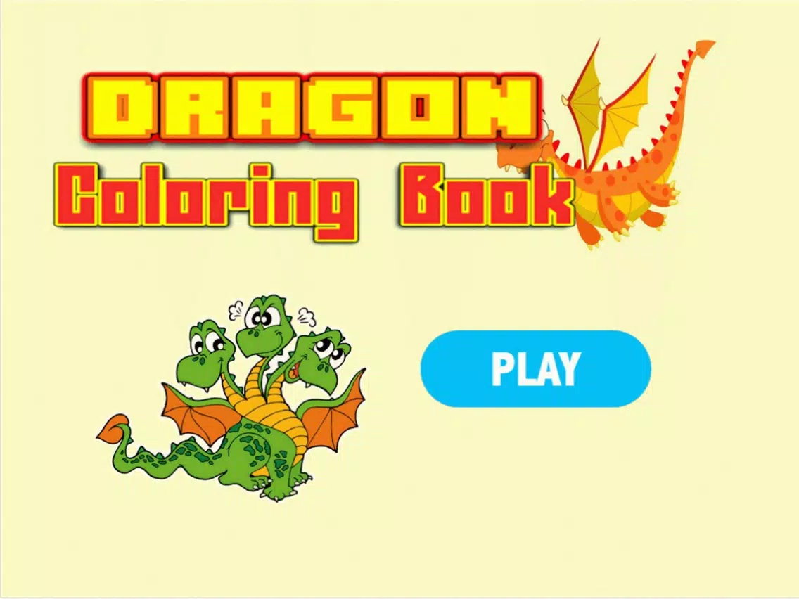 Little Dragon Coloring Pages Kids Painting Game iPad  স্ক্রিনশট