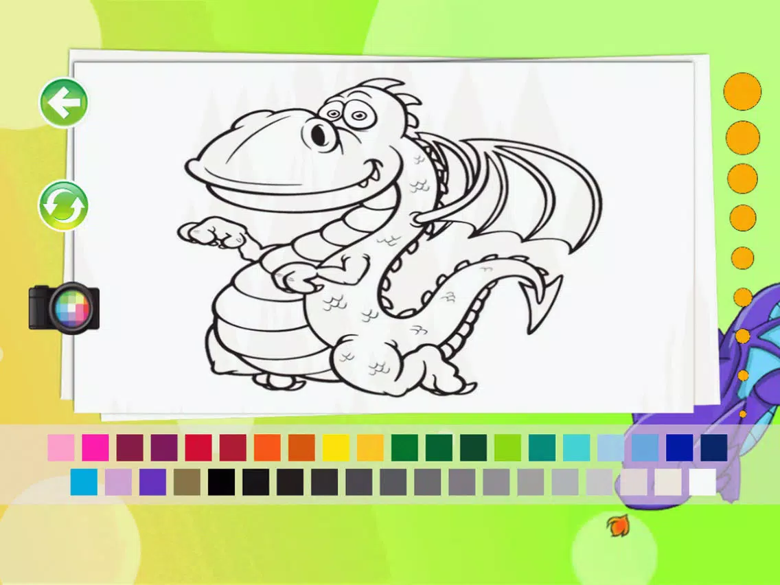 Little Dragon Coloring Pages Kids Painting Game iPad  স্ক্রিনশট