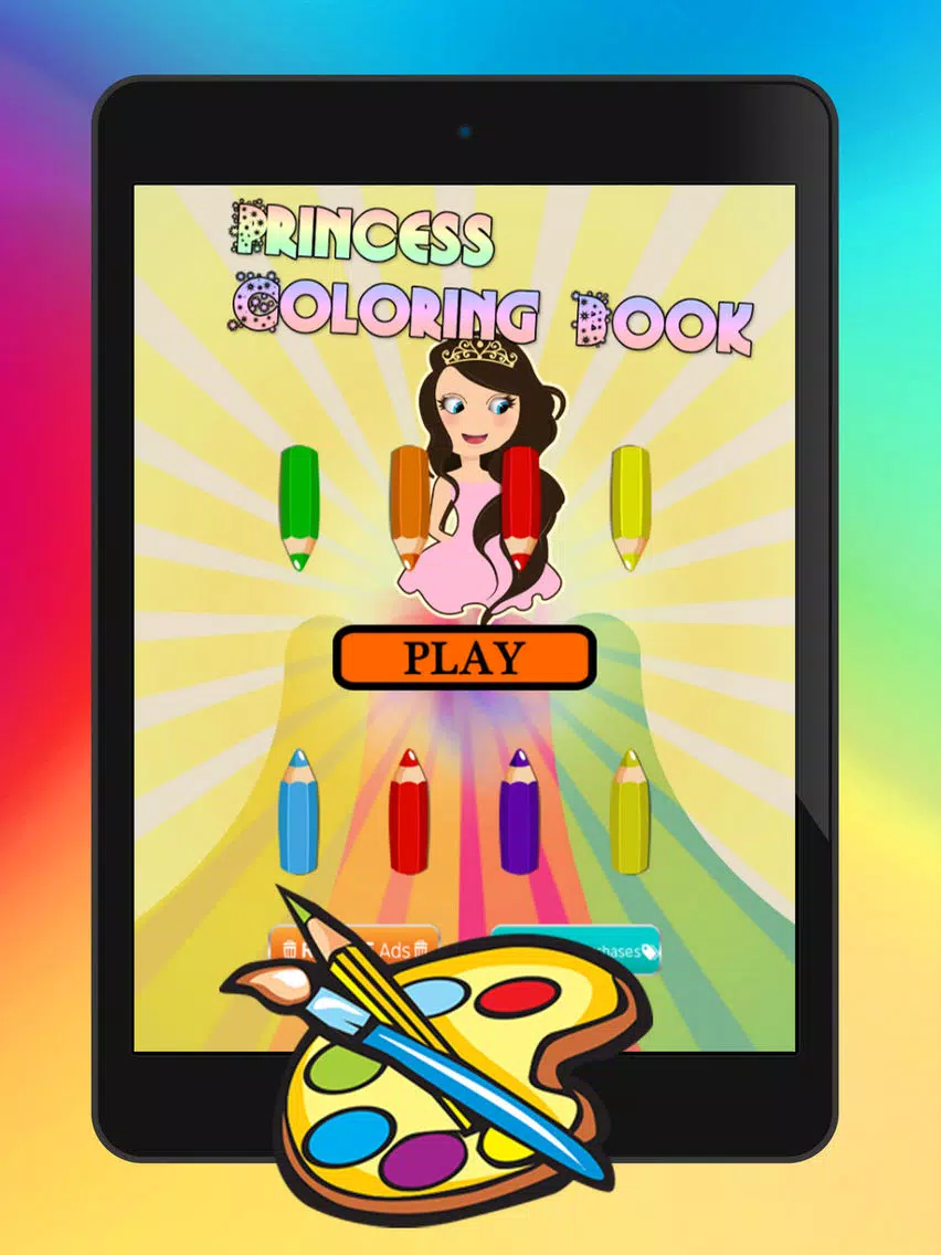Tangkapan layar Princess Coloring Pages Coloring Set In Pictures iPad 
