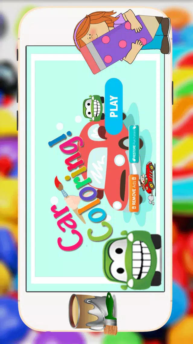 Car Coloring Book - All In 1 Vehicles Draw Paint And Color Pages Games For Kids سکرین شاٹس