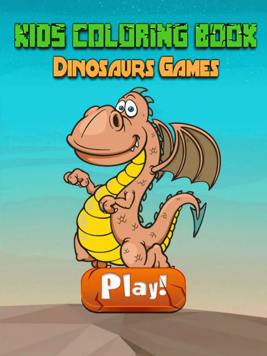 Dinosaurs Coloring Book - Dino Drawing Pages and Painting Educational Learning skill Games For Kid & Toddler iPad  স্ক্রিনশট